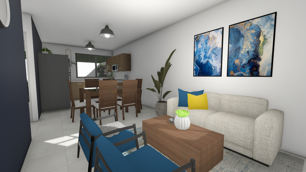 Apartamento K sala comedor